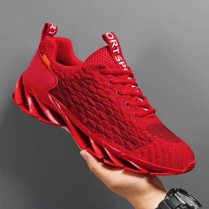 Shoes that redefine comfort and support - StrideMax™-Red-5-Nora Luxe
