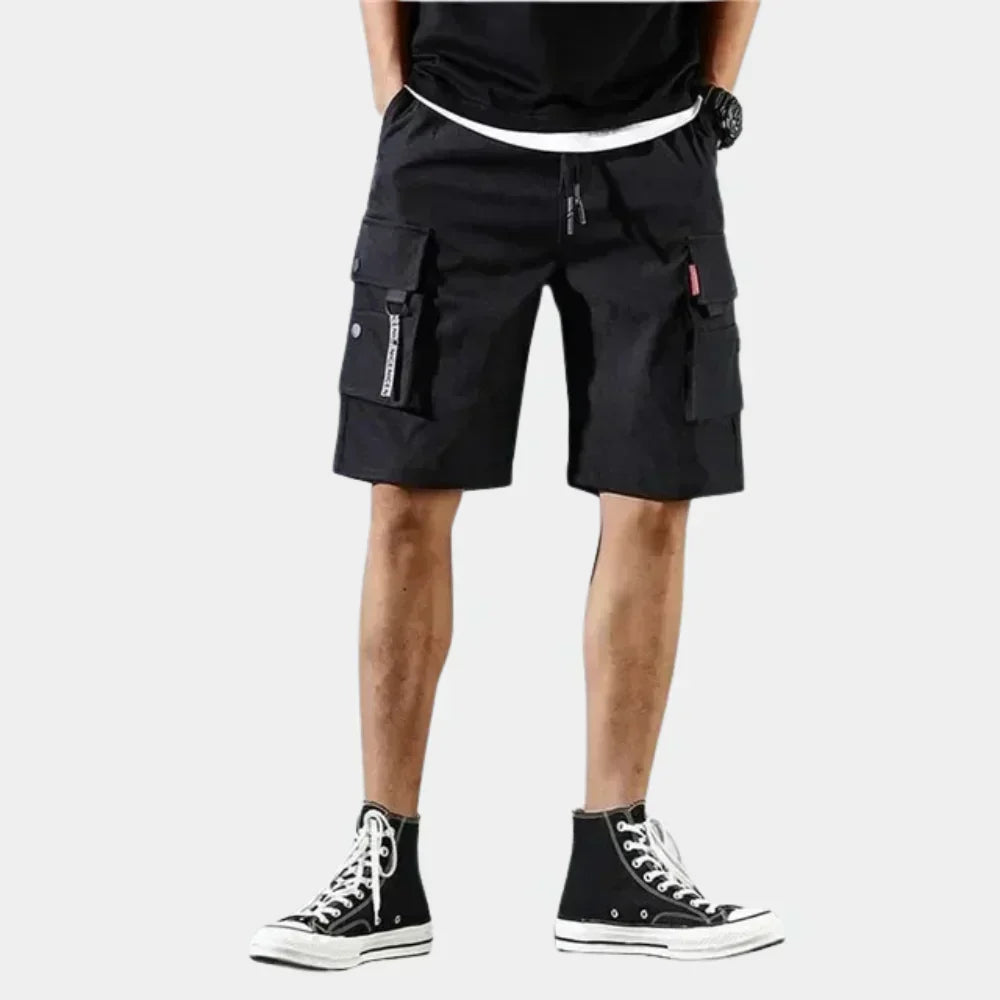 Short cotton cargo shorts – Finn-Gray-S-Nora Luxe