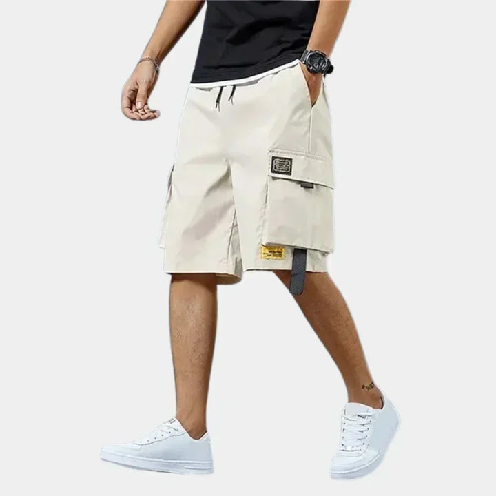 Short cotton cargo shorts – Finn-Gray-S-Nora Luxe