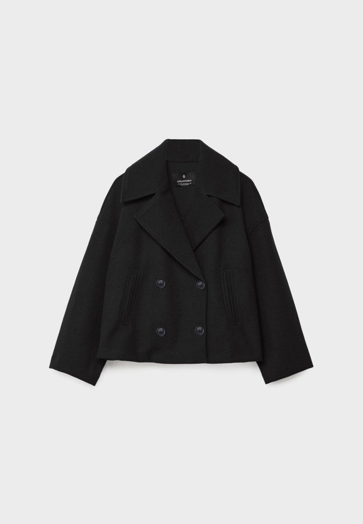 Autumn short jacket in double-breasted style – Clara