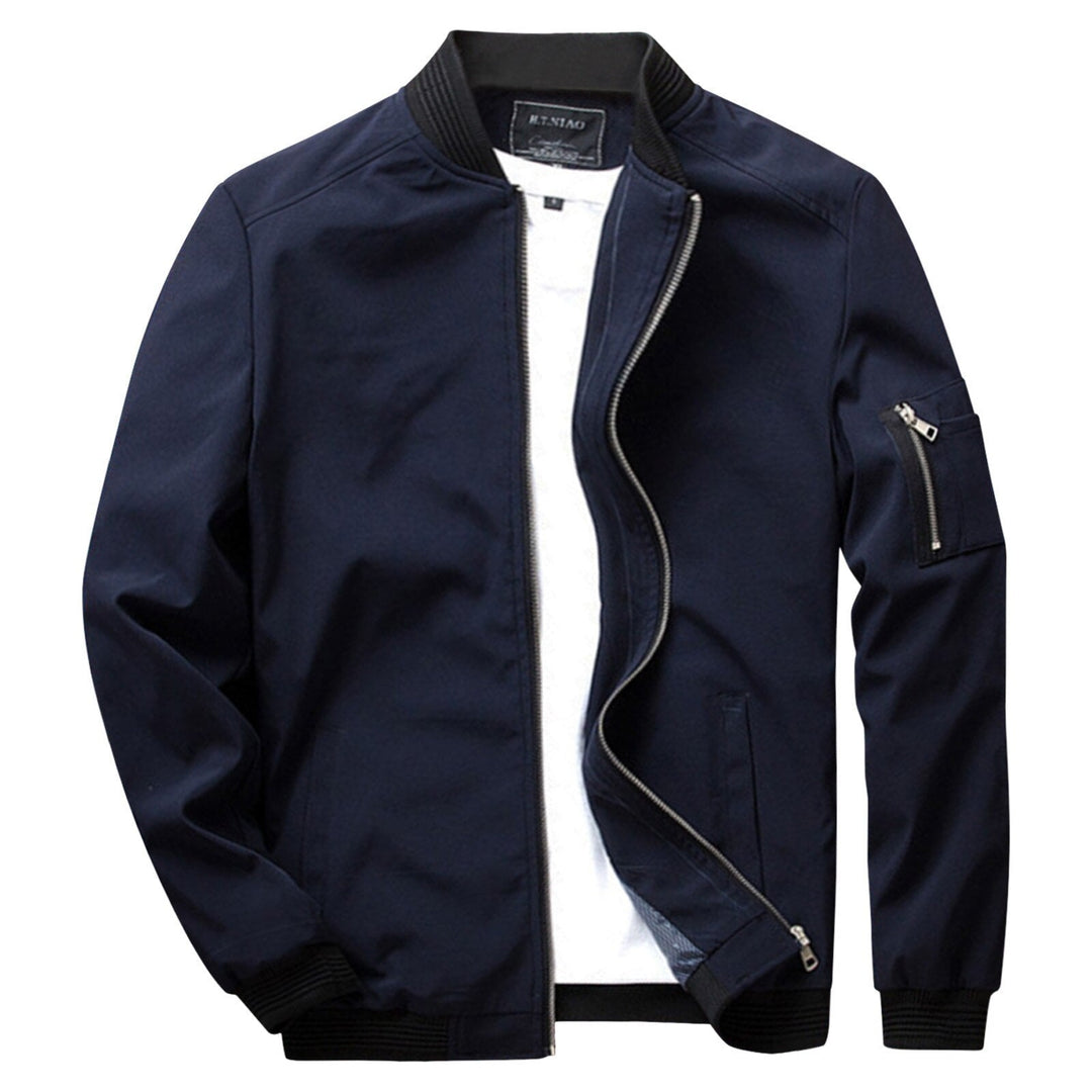 Short Summer Jacket for Men - Orion-Dark blue-M-Nora Luxe