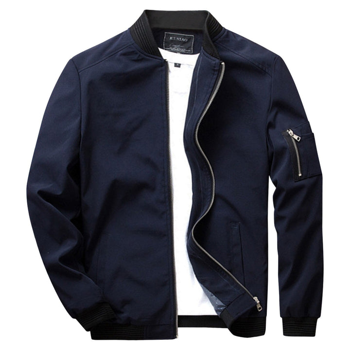 Short Summer Jacket for Men - Orion-Dark blue-M-Nora Luxe