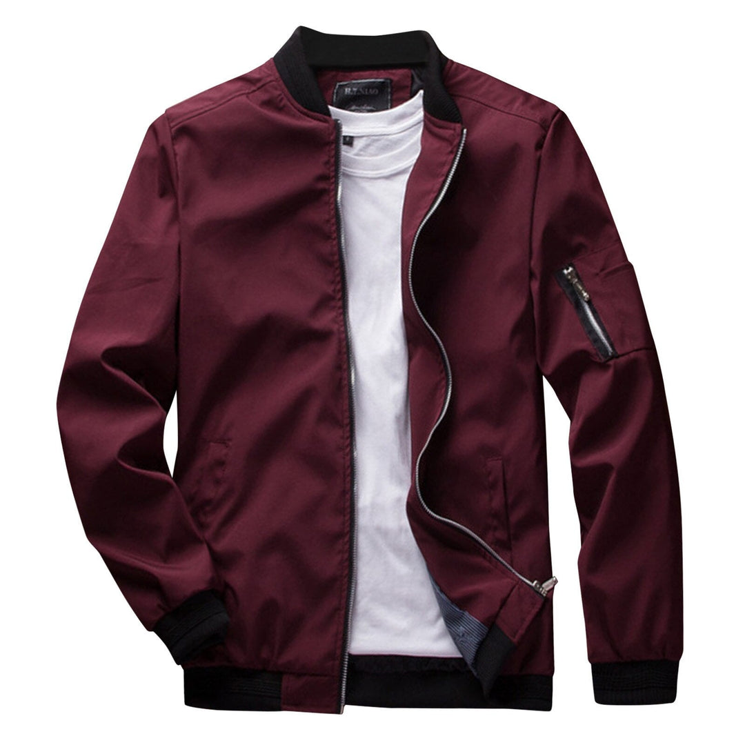 Short Summer Jacket for Men - Orion-Red-M-Nora Luxe