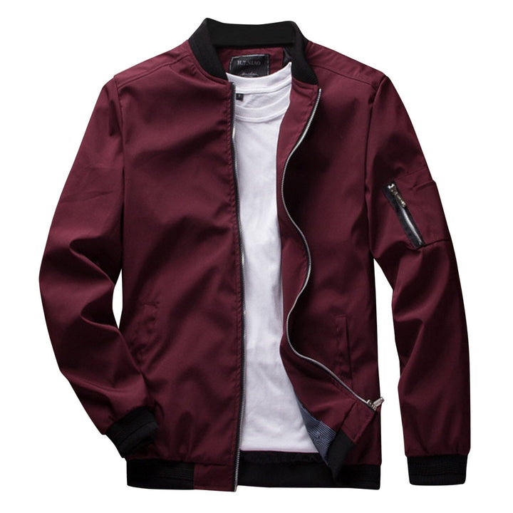 Short Summer Jacket for Men - Orion-Red-M-Nora Luxe