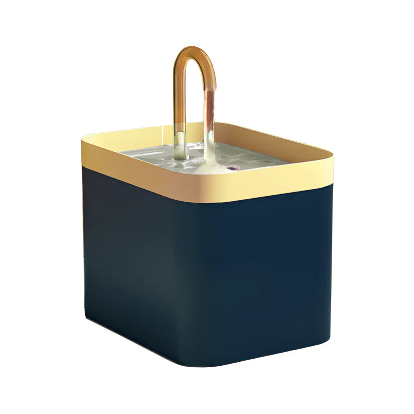 Silent Automatic Water Fountain for Cats - PureFlow-Blue-Nora Luxe