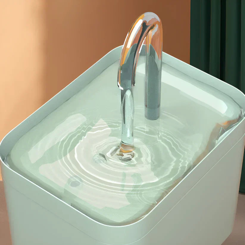 Silent Automatic Water Fountain for Cats - PureFlow-Blue-Nora Luxe