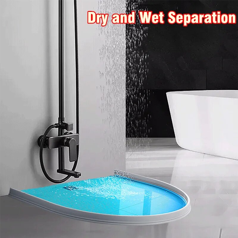 Silicon Shower Barrier - DryGuard-White-39.37 inches-Nora Luxe