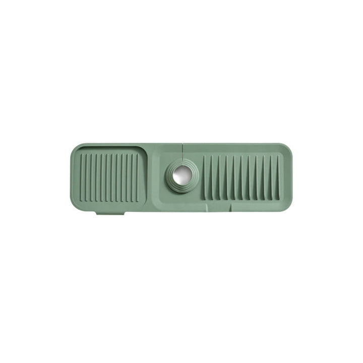 Silicone Draining Mat with Self-Drainage – DripGuard-Green-Small-Nora Luxe