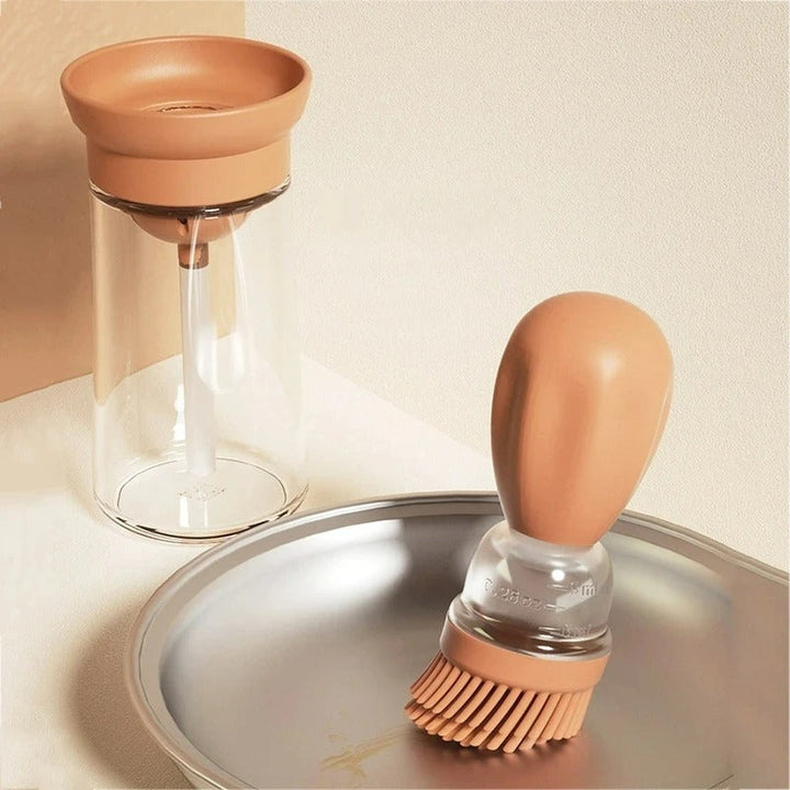 Silicone Oil Bottle with Brush Head - OilBuddy-Blue-Nora Luxe
