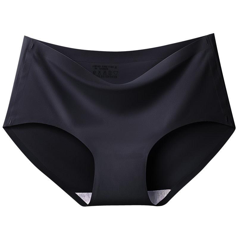 Silky Soft Seamless Underwear (Set of 5) - Livia-Black-S-Nora Luxe