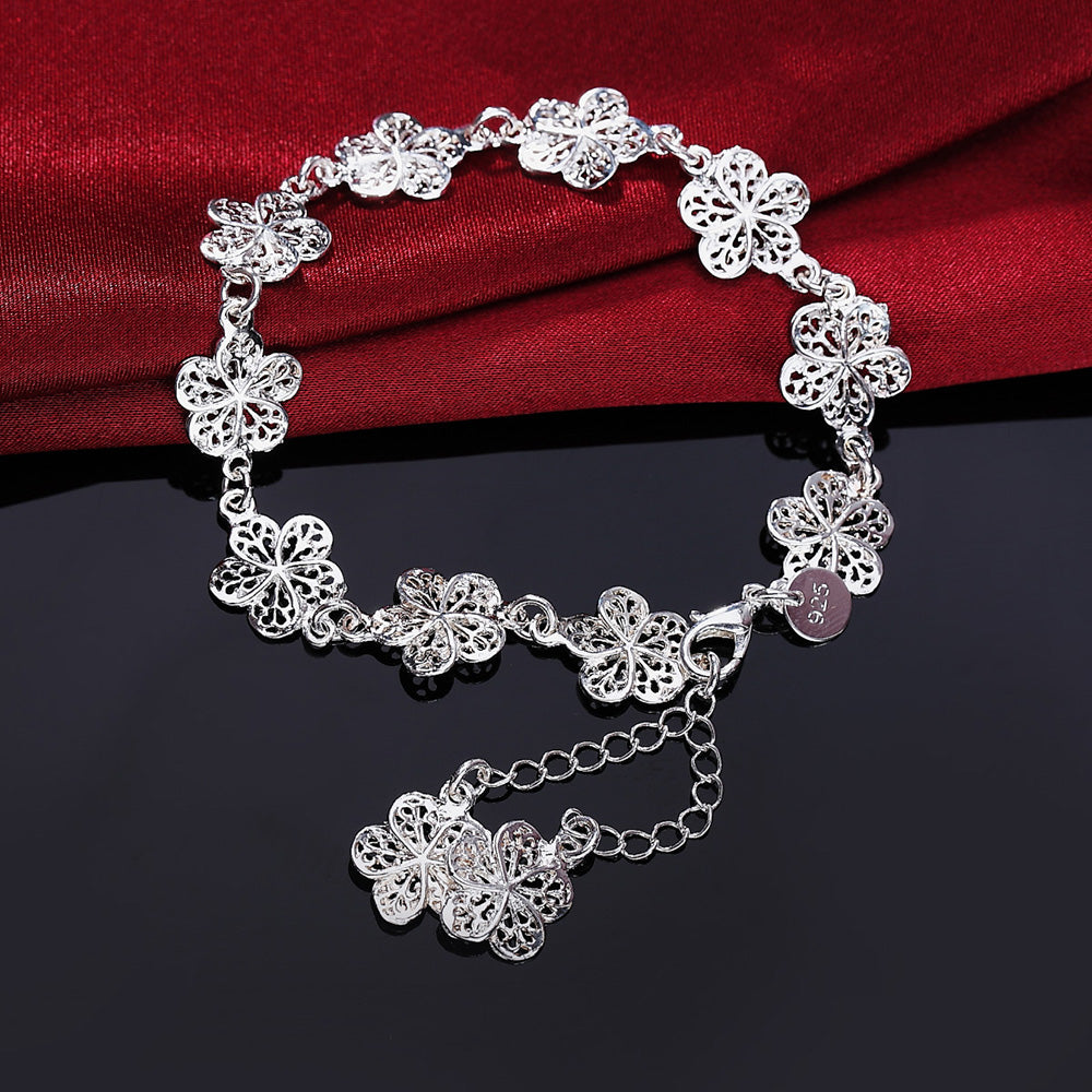 Silver Filigree Bracelet | Delicate Women's Jewellery-Nora Luxe