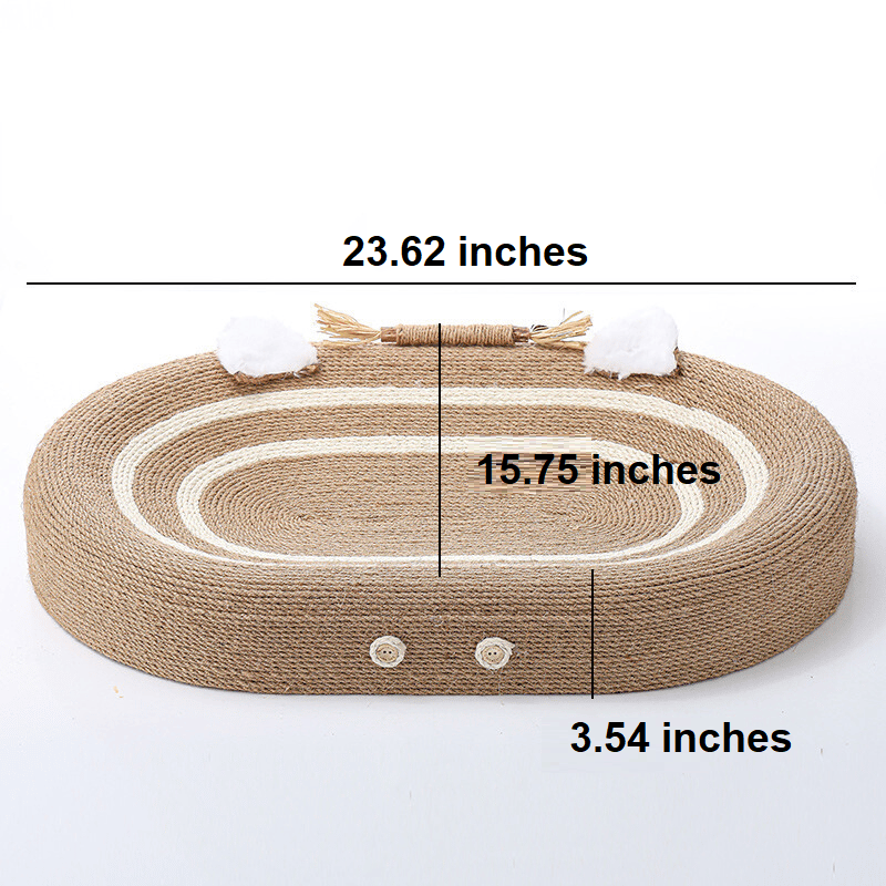 Sisal Cat Scratching Post - Scratch Oasis-Nora Luxe