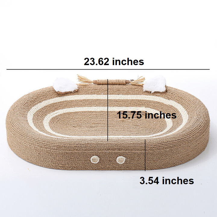 Sisal Cat Scratching Post - Scratch Oasis-Nora Luxe