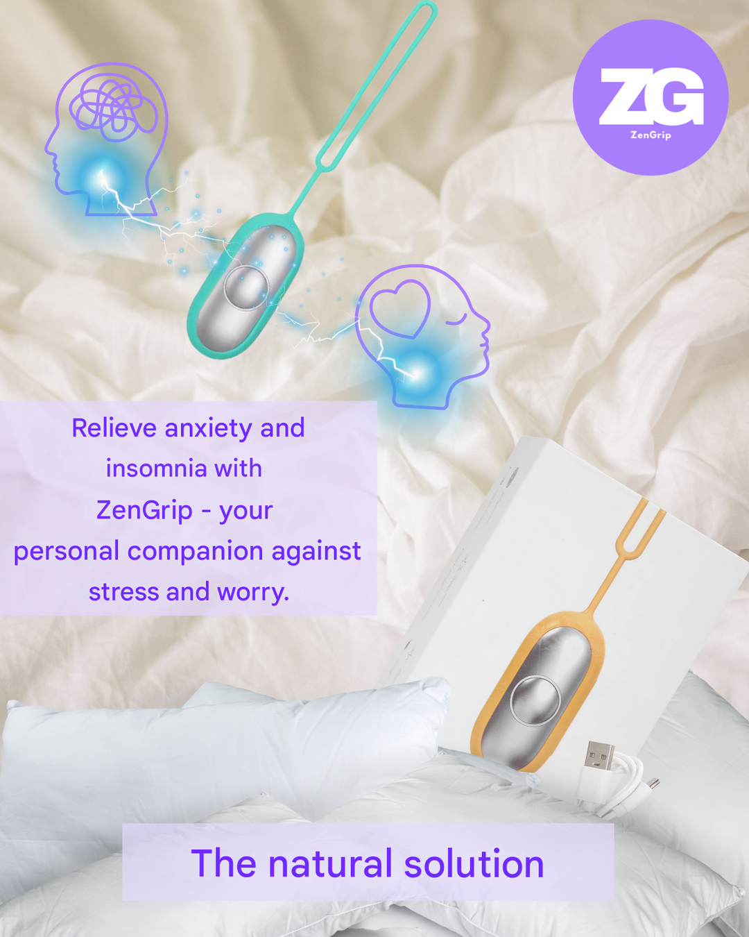 Sleep Aid - SleepEase Pro-Silver-Nora Luxe