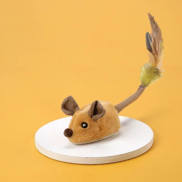 Slim Cat Toy - SmartMouse-Brown-Nora Luxe