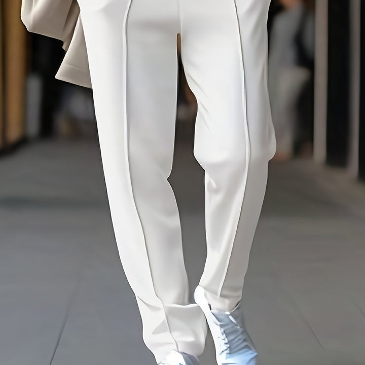 Slim Fit Stretch Chino - Max-White-S-Nora Luxe