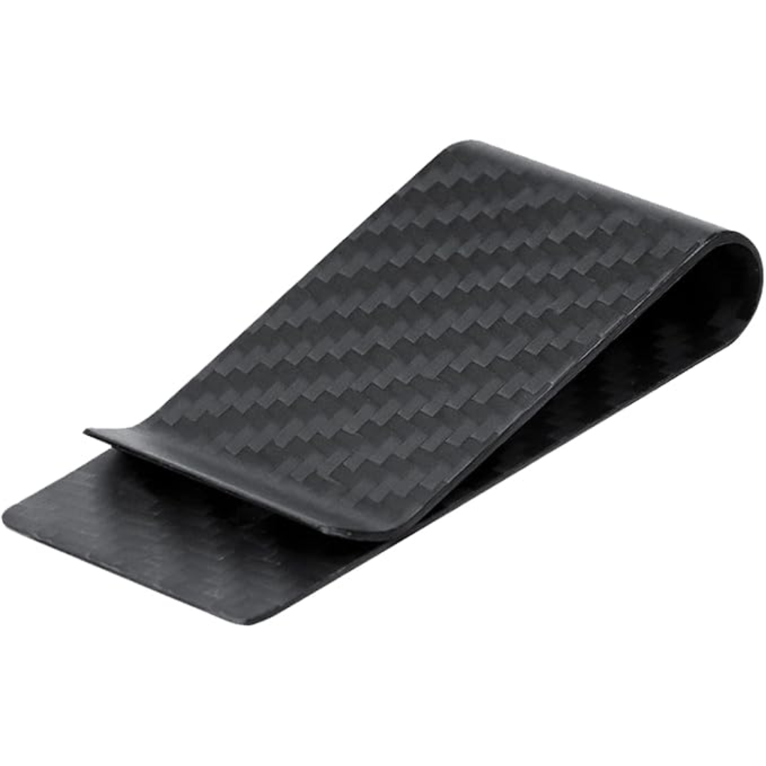 Slim Stainless Steel Card Holder & Money Clip Set of 2 - RazorHold-1.49 inches Matte Black-Nora Luxe
