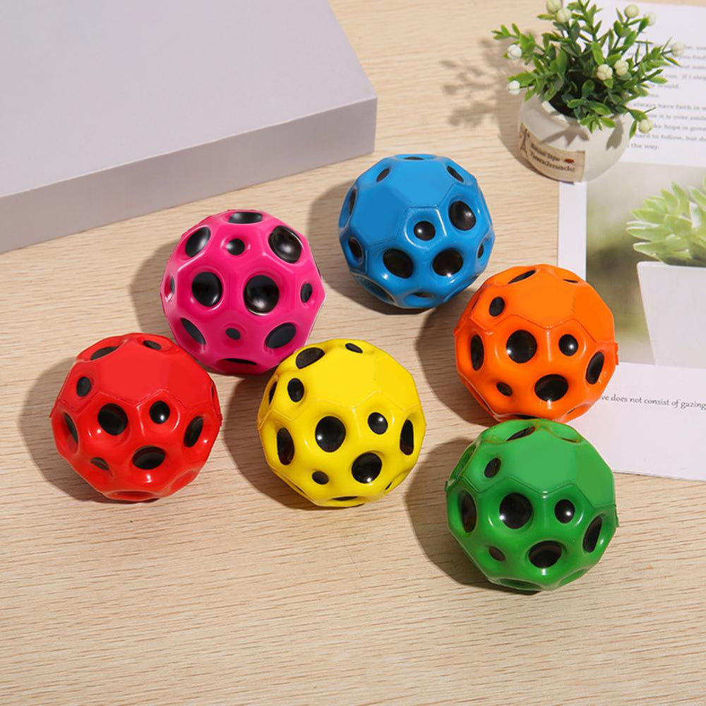Slow Bouncing Bouncy Ball - LunarBounce-Red-Nora Luxe