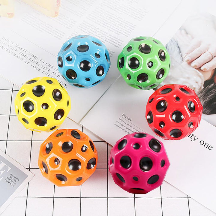 Slow Bouncing Bouncy Ball - LunarBounce-Red-Nora Luxe