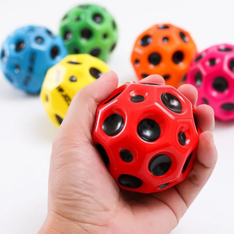 Slow Bouncing Bouncy Ball - LunarBounce-Red-Nora Luxe