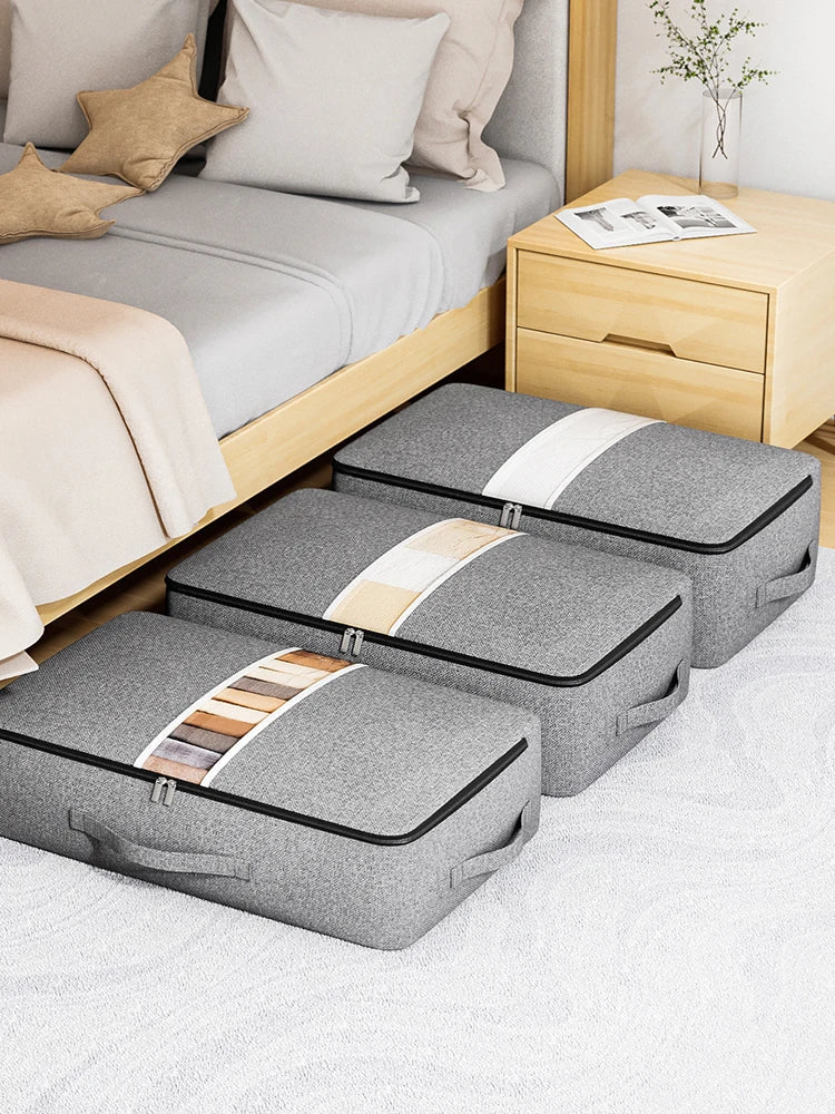 Smart and Spacious Storage Bag - UnderStore-Gray-M-Nora Luxe