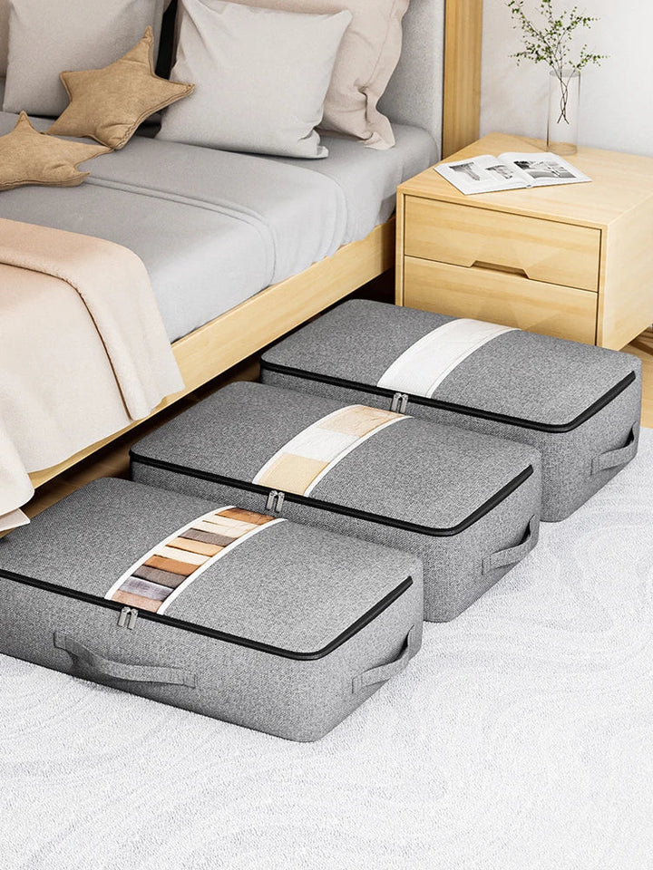 Smart and Spacious Storage Bag - UnderStore-Gray-M-Nora Luxe