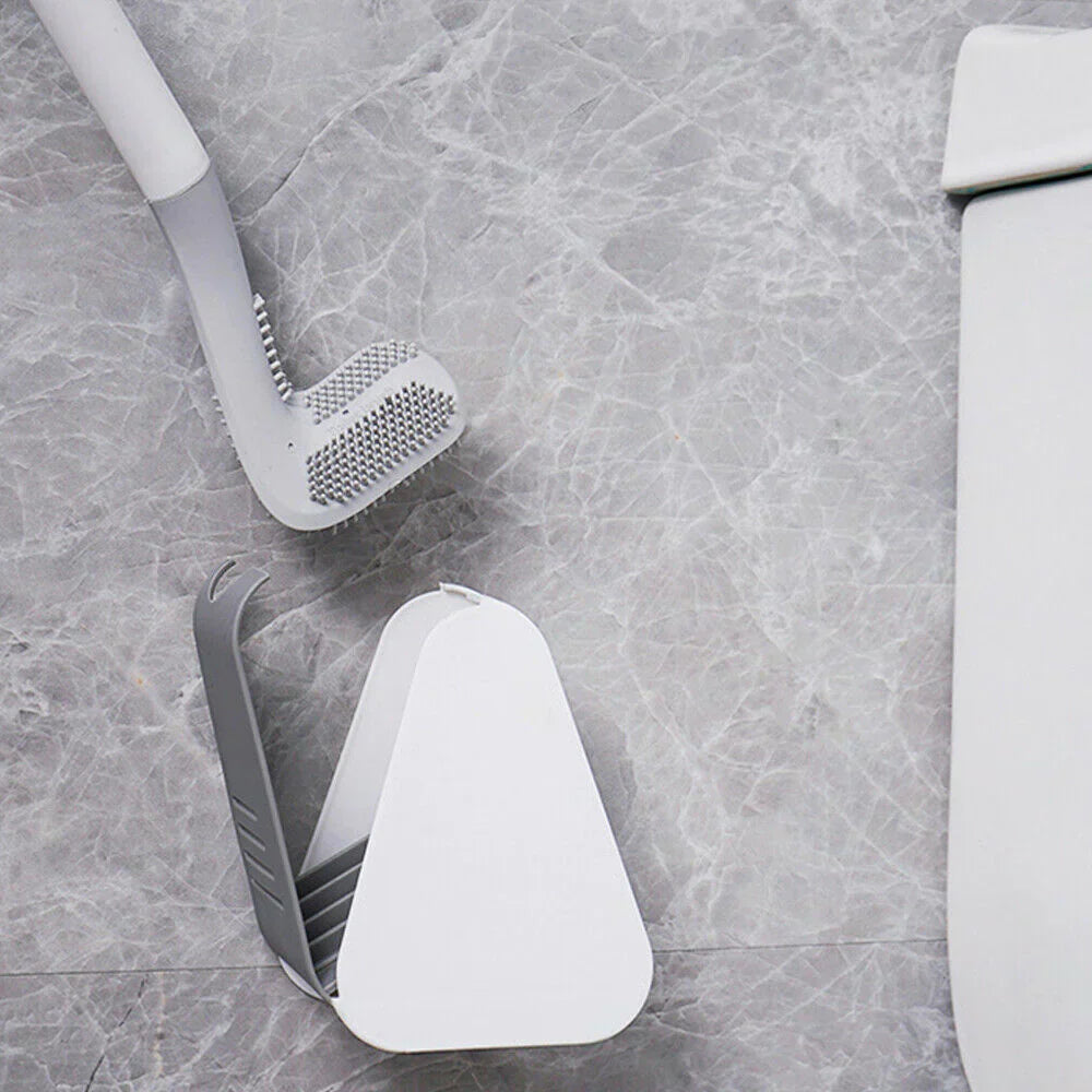 Smart Hygienic Toilet Brush - PureClean Brush-Blue-Brush + Holder-Nora Luxe