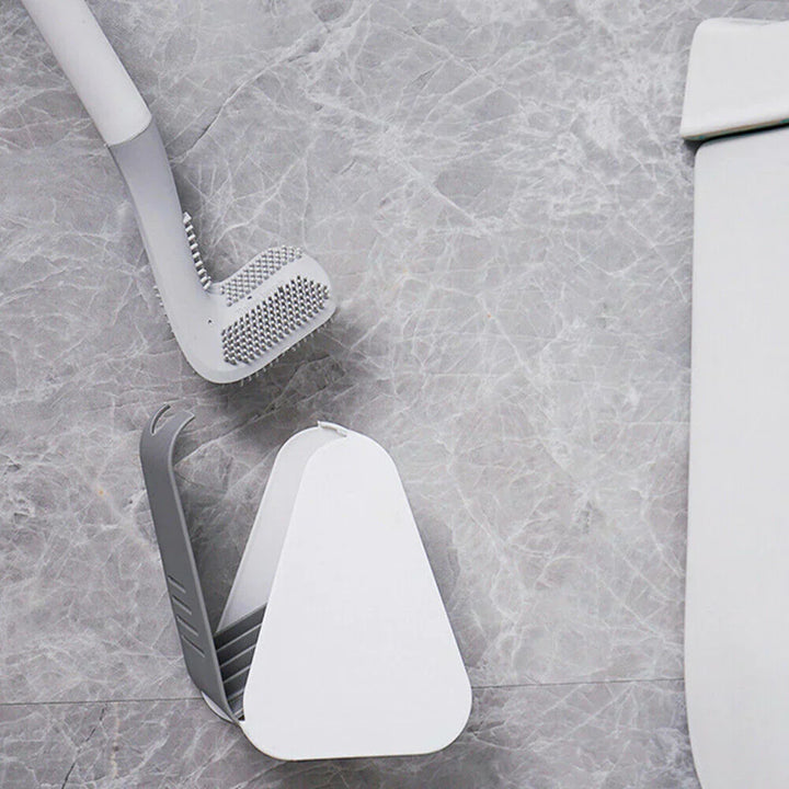 Smart Hygienic Toilet Brush - PureClean Brush-Blue-Brush + Holder-Nora Luxe