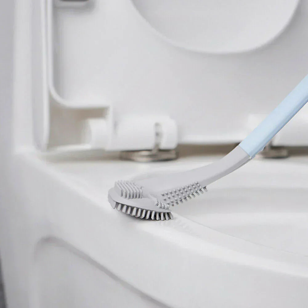 Smart Hygienic Toilet Brush - PureClean Brush-Blue-Brush + Holder-Nora Luxe