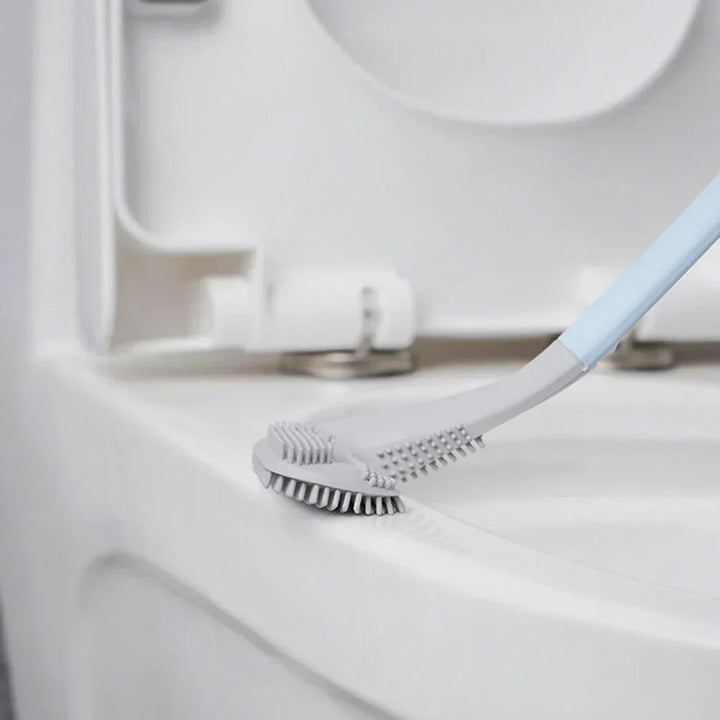 Smart Hygienic Toilet Brush - PureClean Brush-Blue-Brush + Holder-Nora Luxe