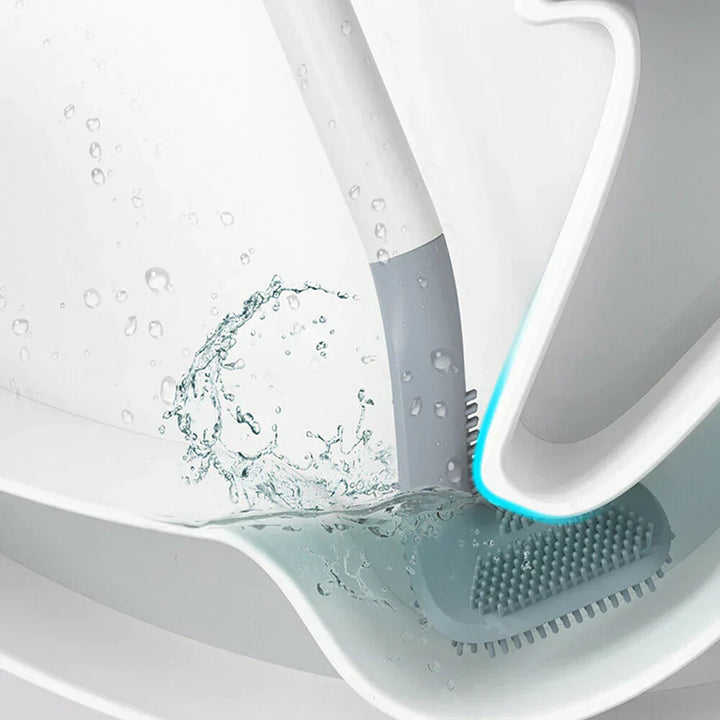 Smart Hygienic Toilet Brush - PureClean Brush-Blue-Brush + Holder-Nora Luxe