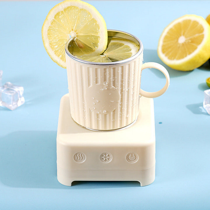Smart Mug with Fast Cooling and Heating - ThermoMug-Yellow-Nora Luxe