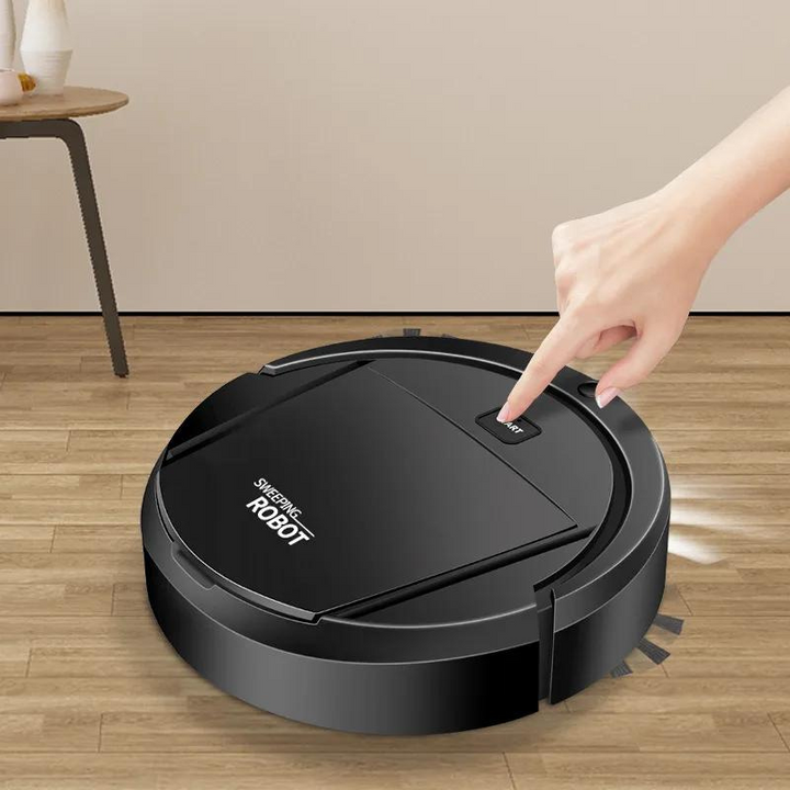 Smart Robot Vacuum Cleaner for Effortless Cleaning - SmartClean-Black-Nora Luxe