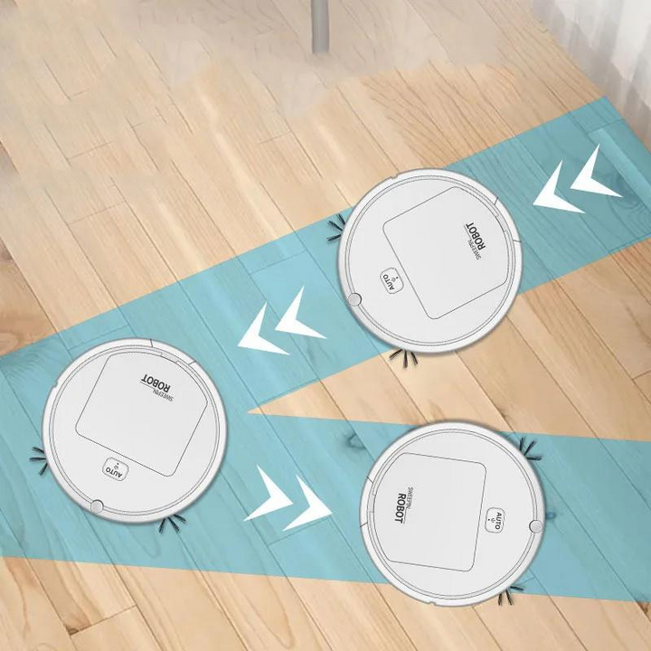Smart Robot Vacuum Cleaner for Effortless Cleaning - SmartClean-Black-Nora Luxe