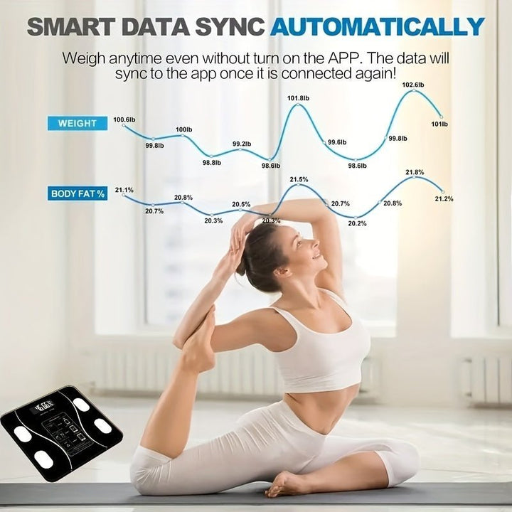 Smart Scale with Body Analysis - FitScale-White-Nora Luxe