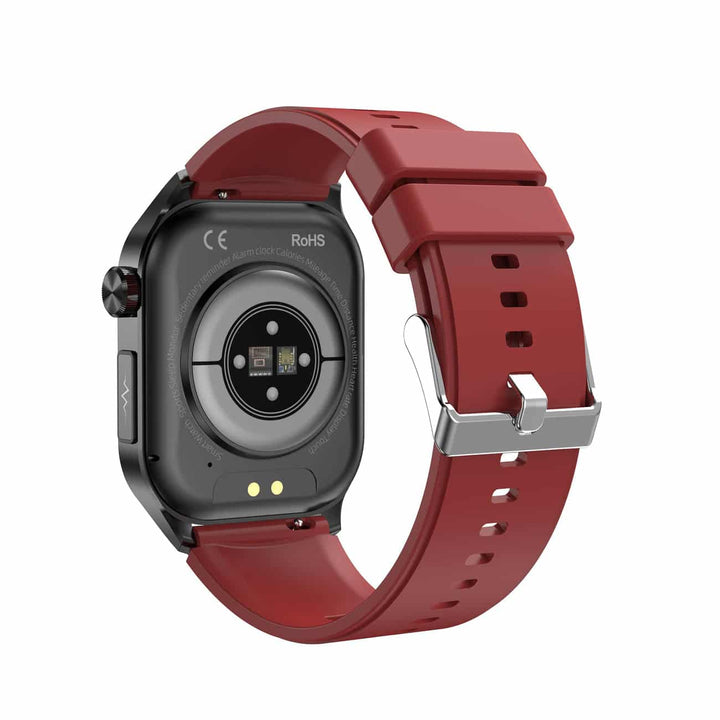 Smartwatch with ECG, Blood Sugar and Blood Pressure Monitoring - HealthSync-Blue-Nora Luxe