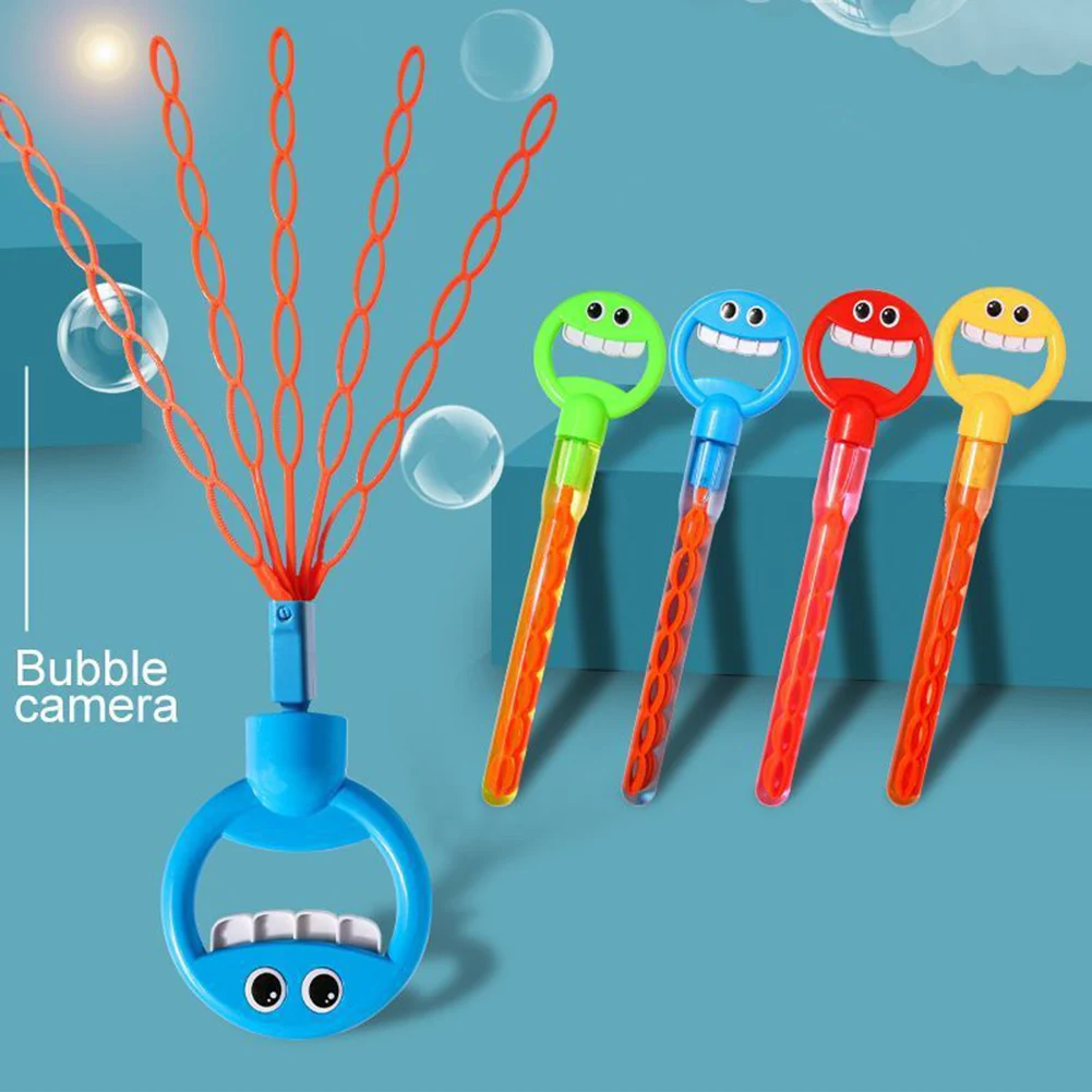 Smiley Bubble Stick with 32 Holes - BubbleWave-Red-Red-Nora Luxe