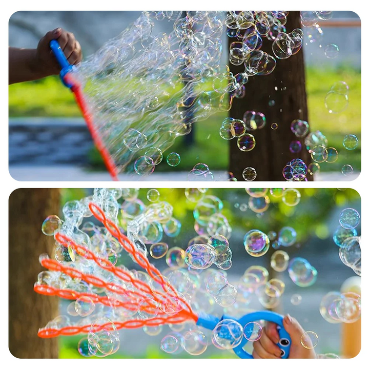 Smiley Bubble Stick with 32 Holes - BubbleWave-Red-Red-Nora Luxe
