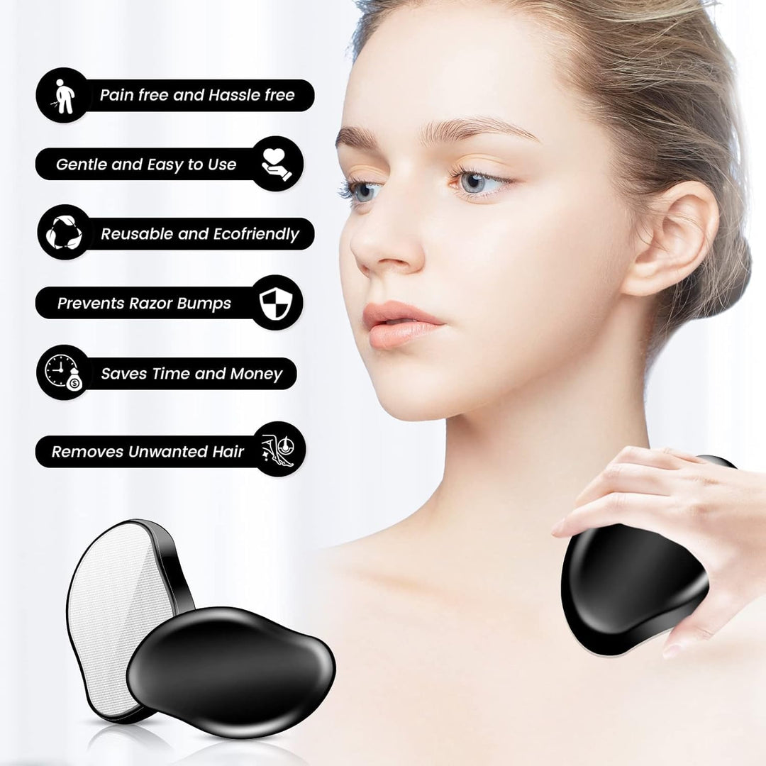 SmoothSkin Crystal Hair Remover – Painless, Reusable and Effortless!-Purple-Nora Luxe
