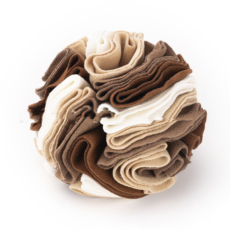 Snuffle Ball for Dogs - PawMaze-Brown-5.91 inches-Nora Luxe
