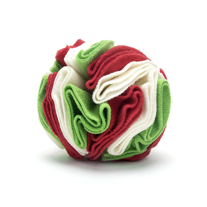 Snuffle Ball for Dogs - PawMaze-Green Red-5.91 inches-Nora Luxe