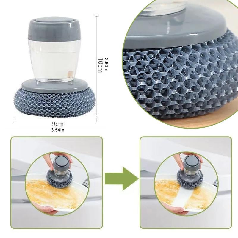 Soap Dispenser Brush for the Kitchen - CleanEase-Nora Luxe