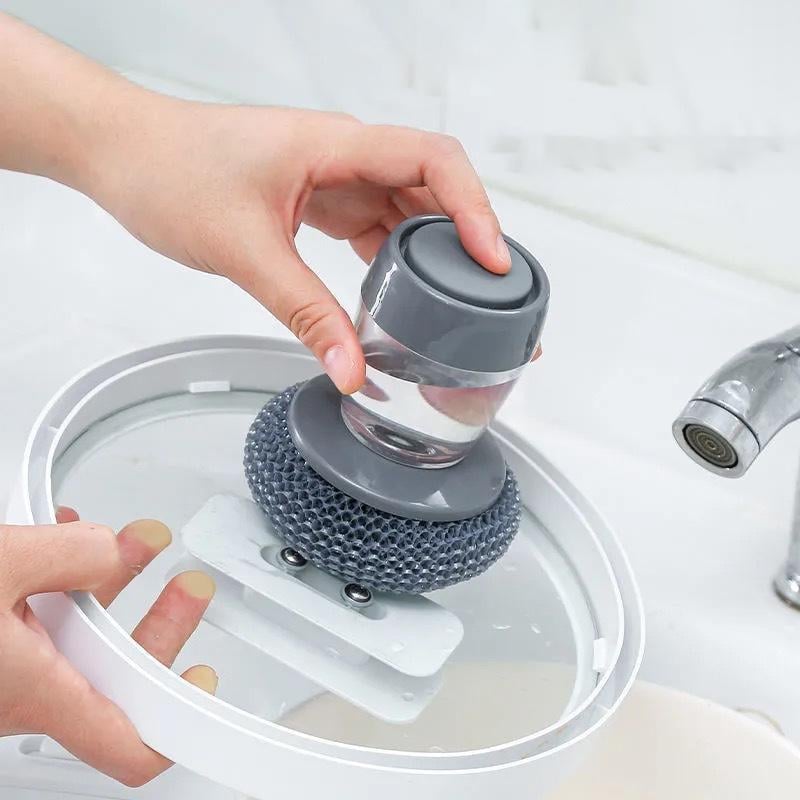 Soap Dispenser Brush for the Kitchen - CleanEase-Nora Luxe