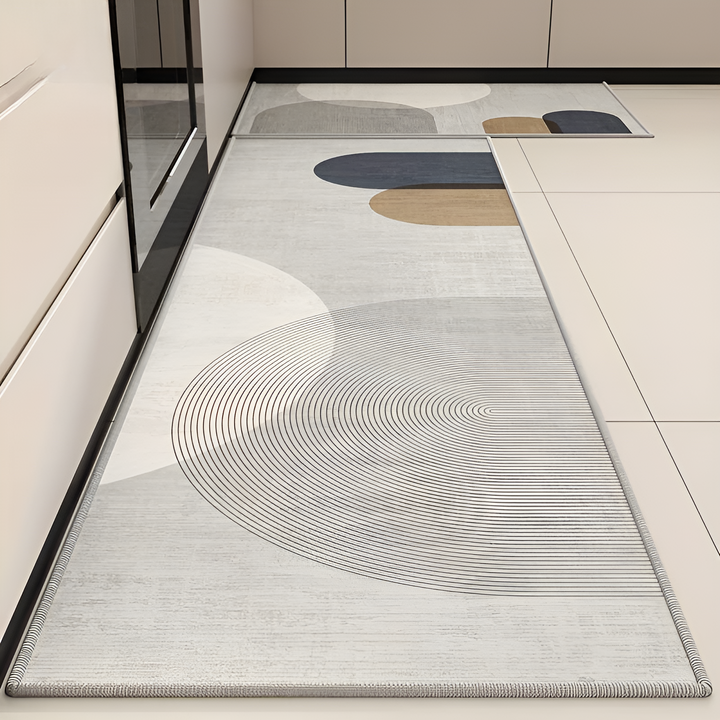 Soft and Comfortable Kitchen Mat - VelvetStep-Liberty-15.74" x 47.24"-Nora Luxe