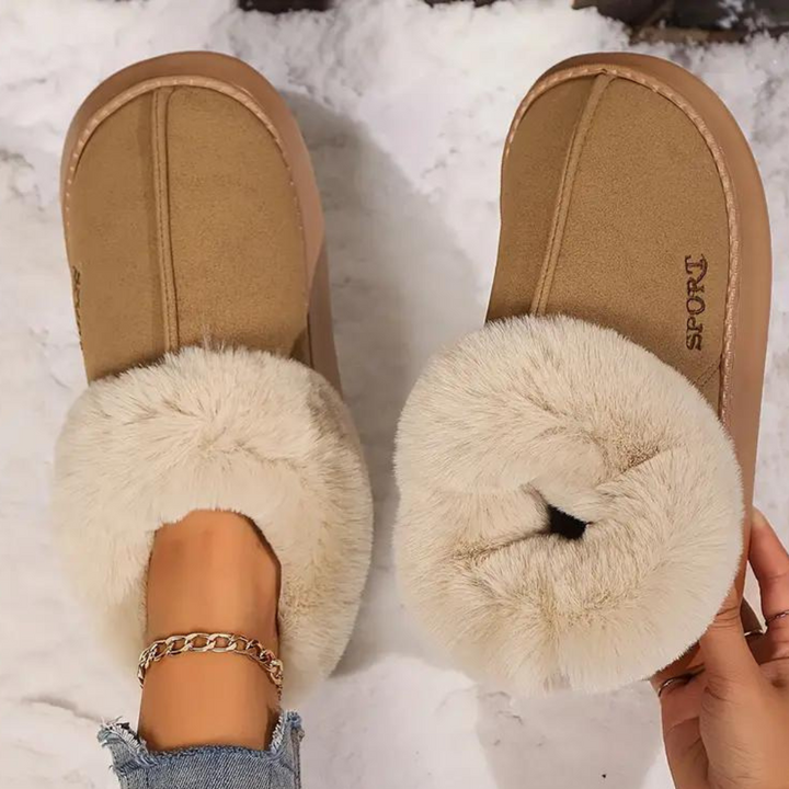 Soft and Warm Ladies Slippers - Nova-Black-3-Nora Luxe