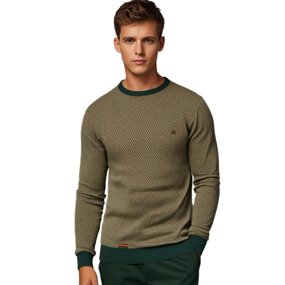 Soft and Warm Men's Sweater - Luca-Red-S-Nora Luxe