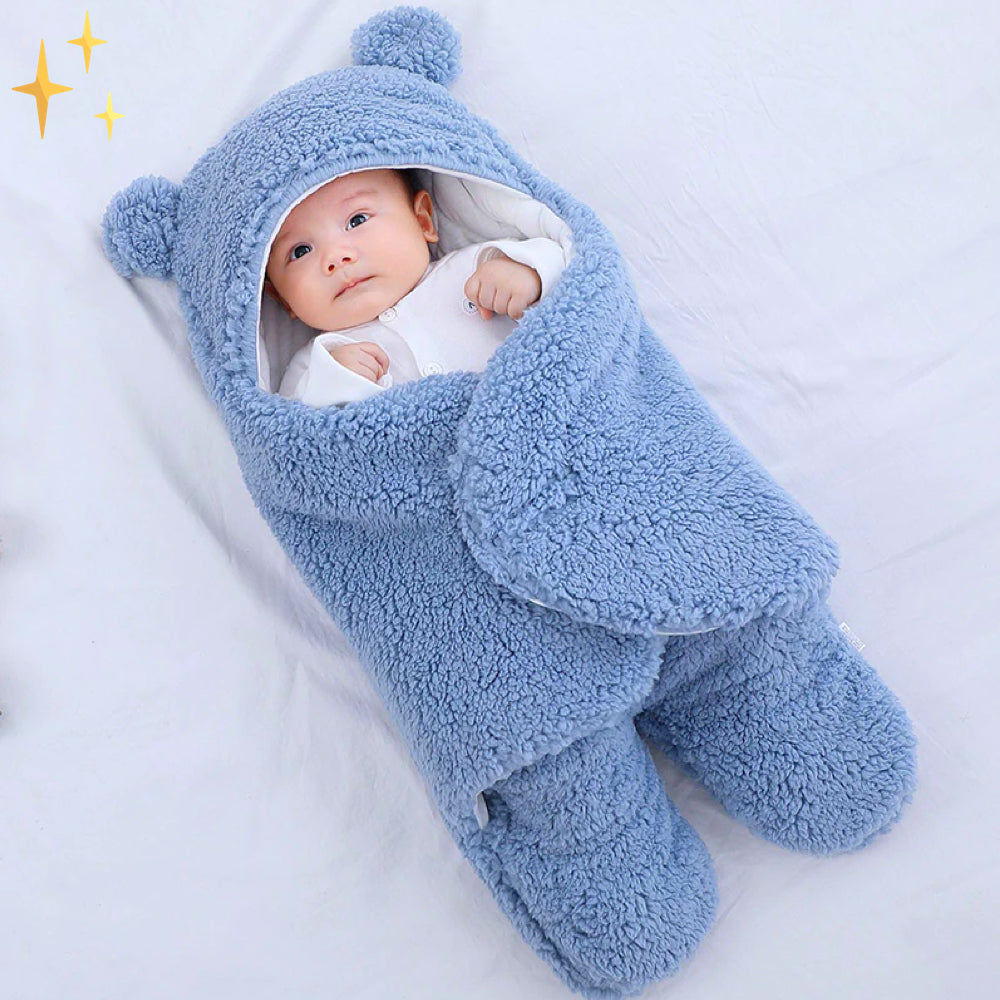 Soft Baby Sleep Bag - SnuggleNest-Blue-Nora Luxe