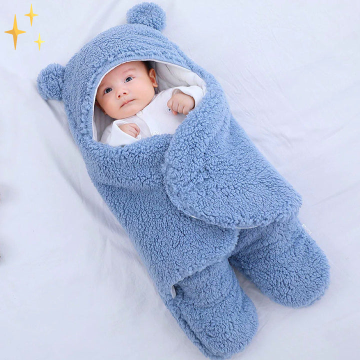 Soft Baby Sleep Bag - SnuggleNest-Blue-Nora Luxe
