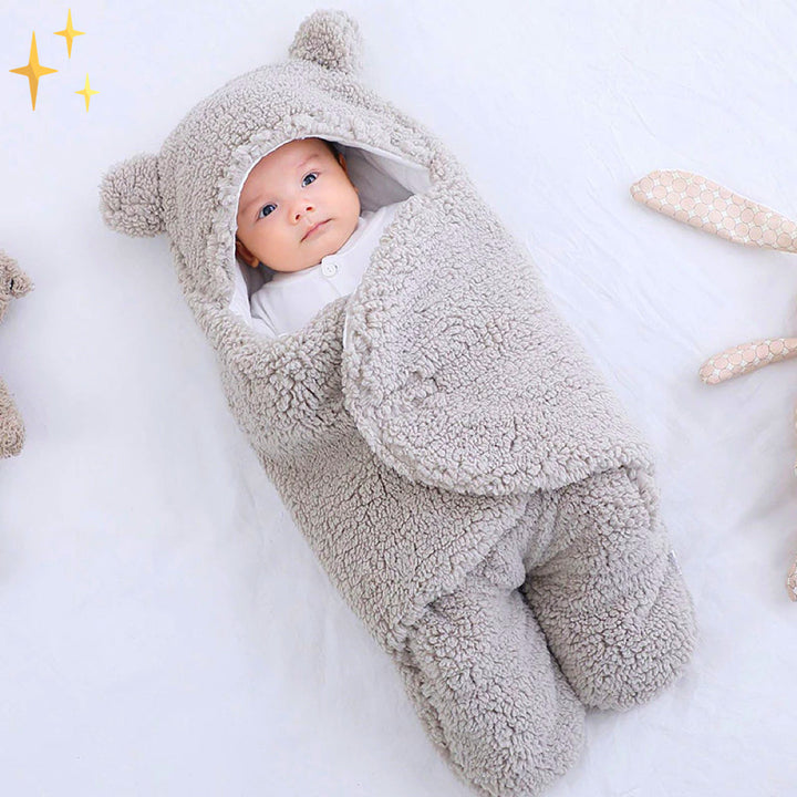 Soft Baby Sleep Bag - SnuggleNest-Gray-Nora Luxe