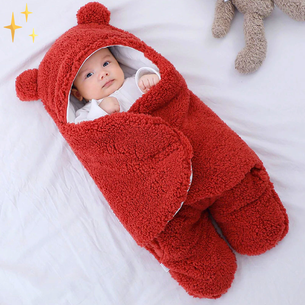 Soft Baby Sleep Bag - SnuggleNest-Red-Nora Luxe